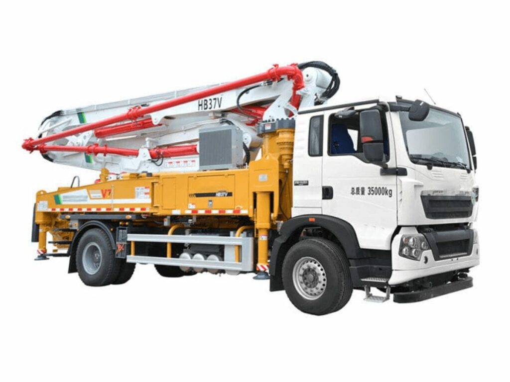 concrete pump trailer 4