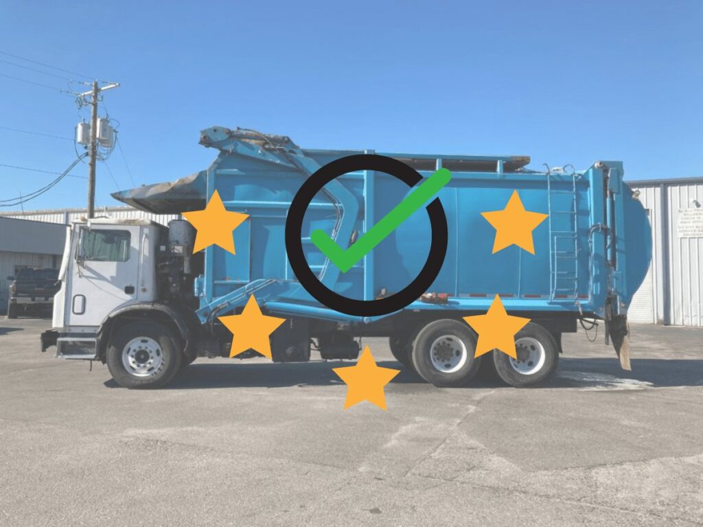 front loader garbage truck 6