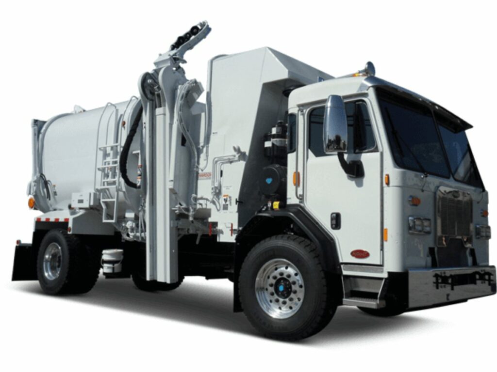 side loader garbage truck 3