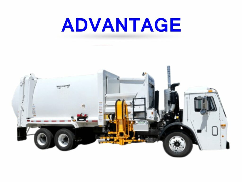 side loader garbage truck 4